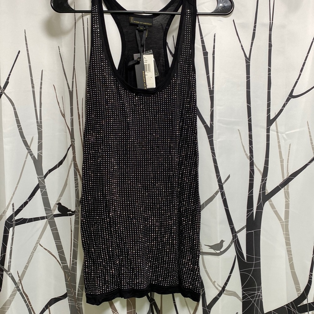 Racer back studded tank size small